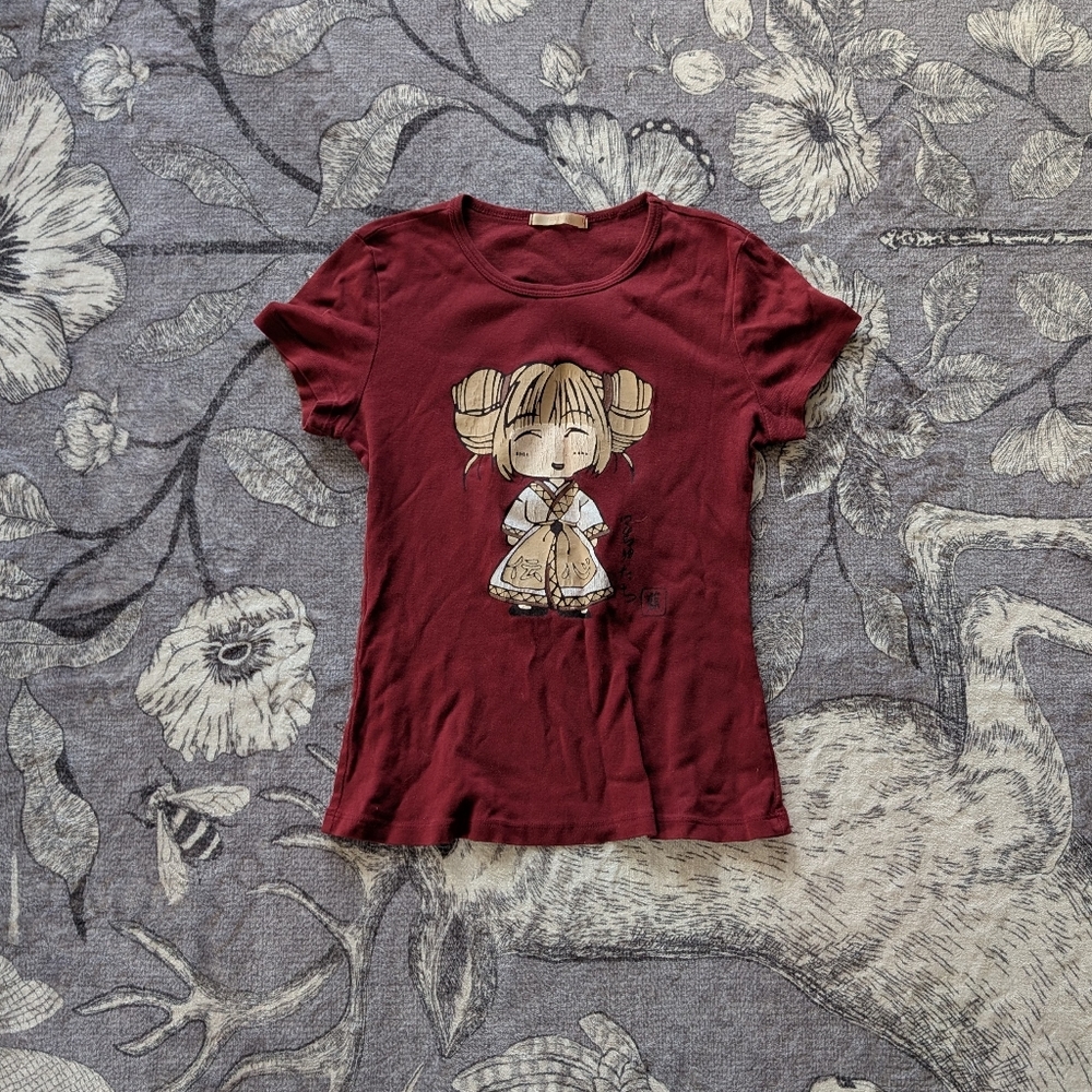 Vintage Rare Anime Girl Tee